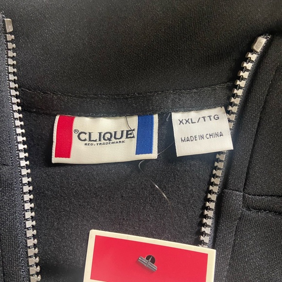 NFL Carolina Team Sz XXL Black Quarter-Zip Pullover Sweatshirt - Picture 3 of 11